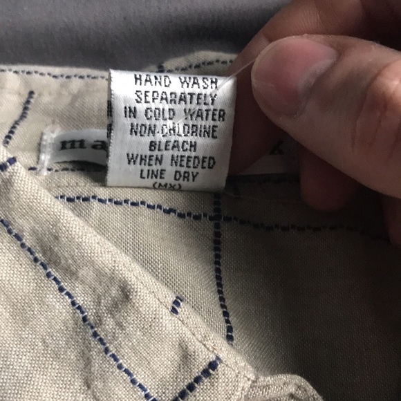 Maggie&Max light brown embroidered floral long sleeve button down shirt Size 1X - Picture 9 of 11